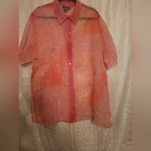 Pink/ Orange Blouse 👚